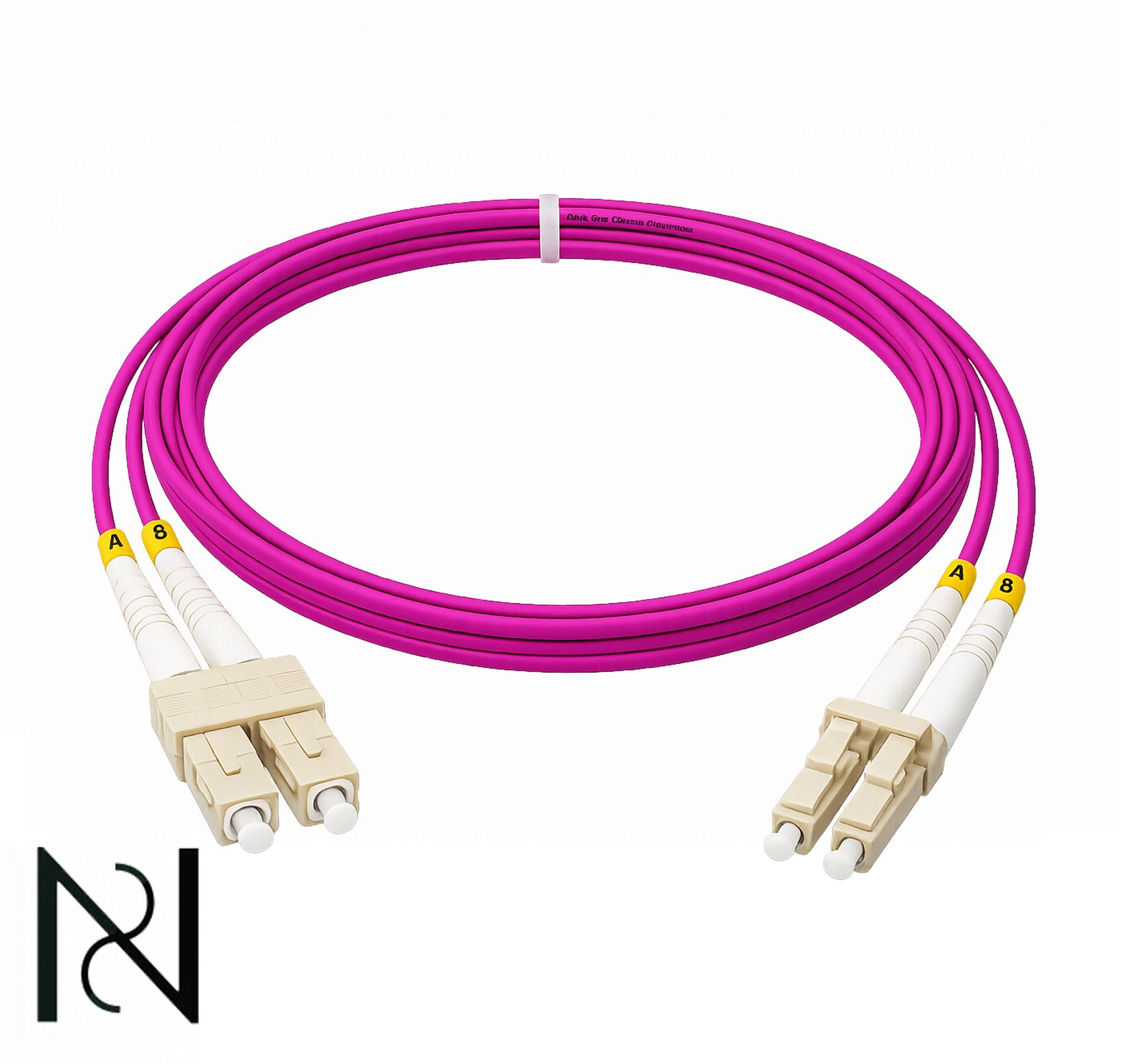 پچ کورد فیبر نوری 2 متری OM4 SC-LC DX MM